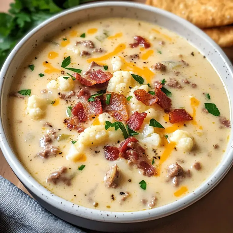 Bacon & Cheeseburger Soup
