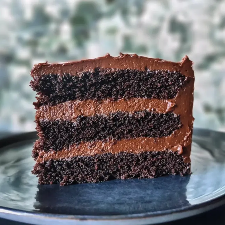 Blackout Healthy Paleo Chocolate Cake