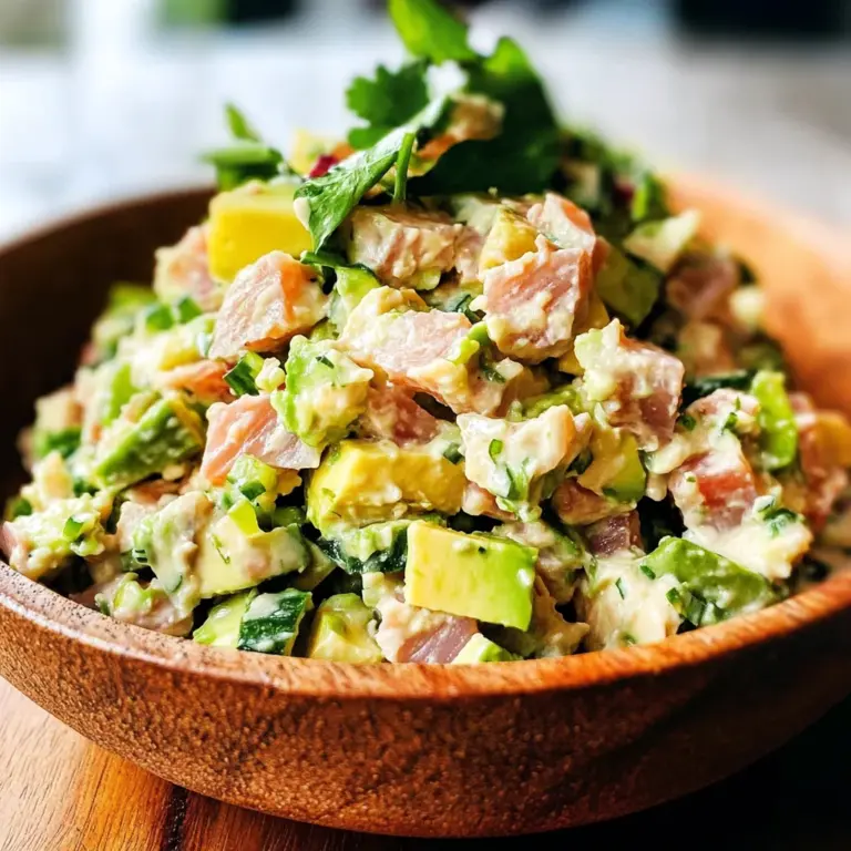 Creamy Avocado Tuna Salad