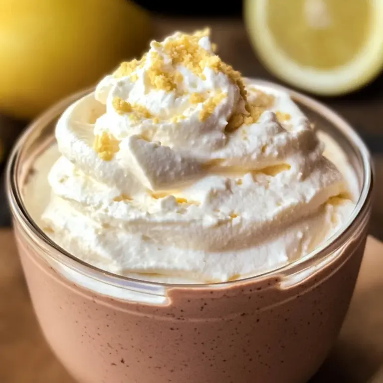 Easy Low Carb Mousse Pudding