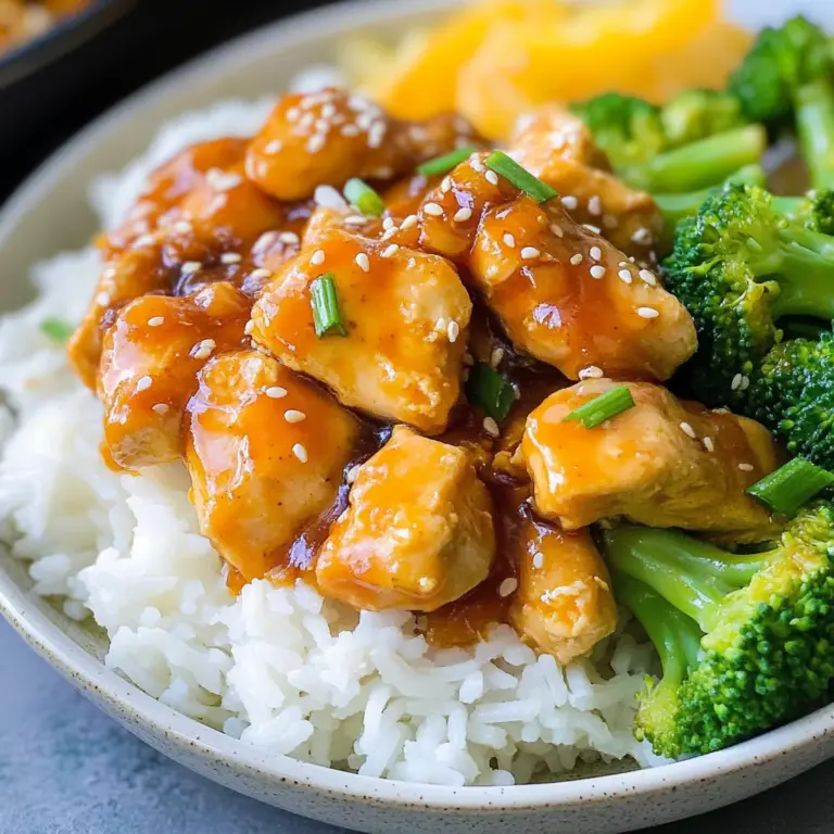 Healthy Orange Chicken Recipe