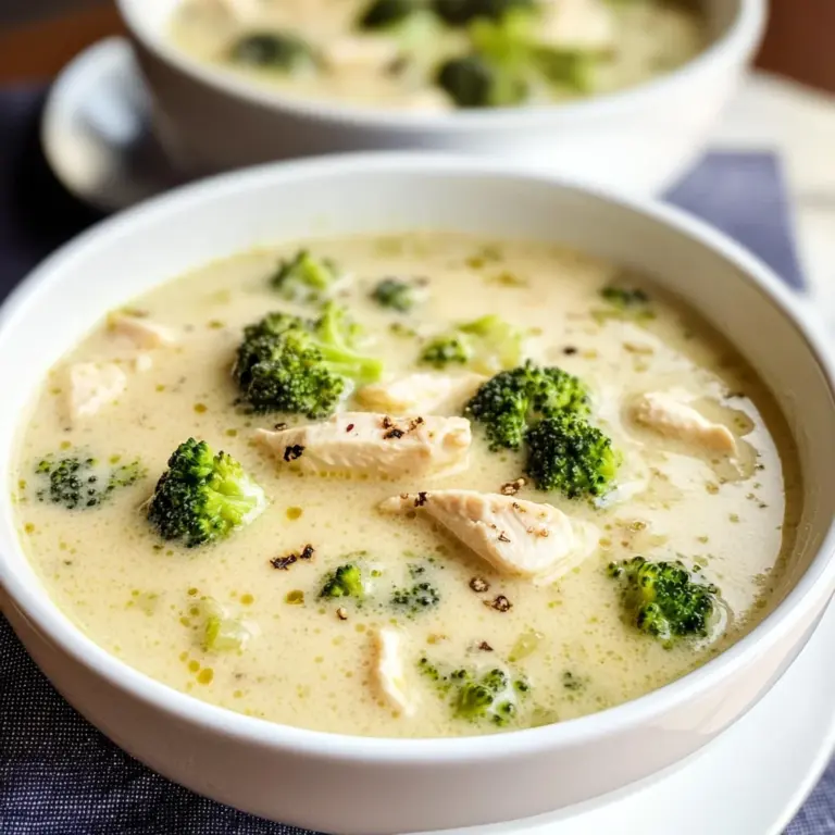 Keto Chicken Alfredo Soup