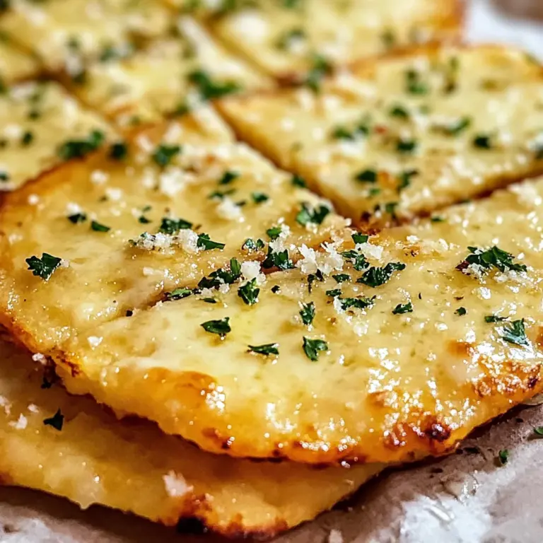 Keto Garlic Flatbread