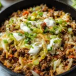 Low Carb Cabbage Taco Skillet (Keto-Friendly)