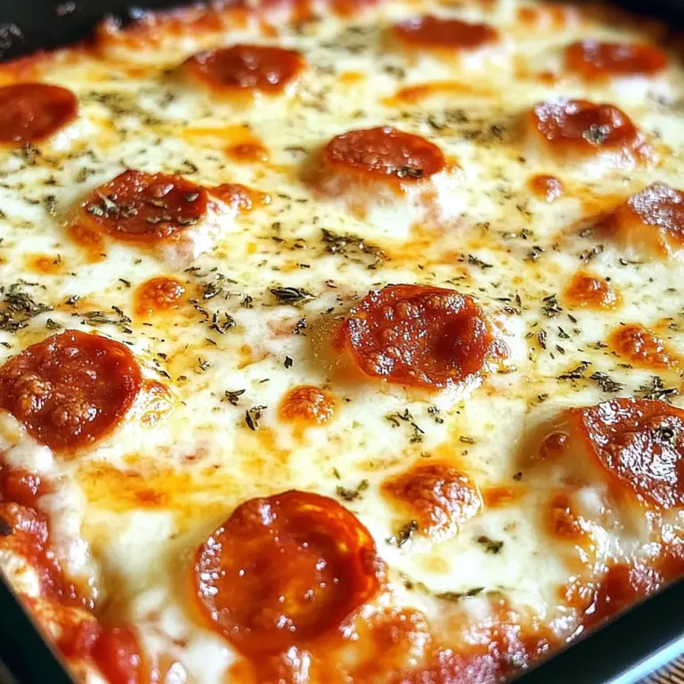 Low Carb Pizza Casserole - Gluten Free