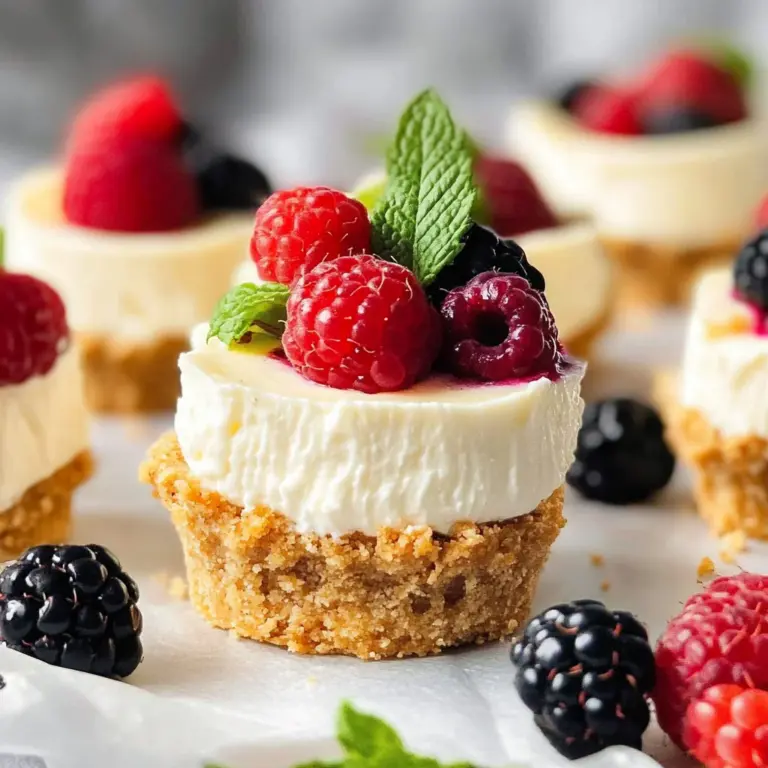 Mini Protein Cheesecakes