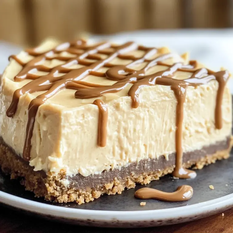 No Bake Peanut Butter Cheesecake