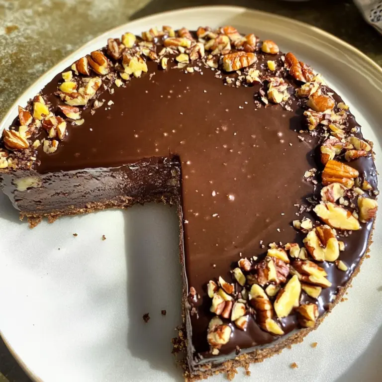 Paleo Chocolate Torte (Flourless, No Bake)