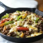 Philly Cheese Beef Skillet
