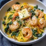Spaghetti Squash Shrimp Scampi