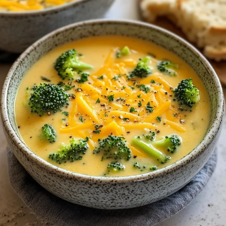 Broccoli Cheese Soup (5 Ingredients!)