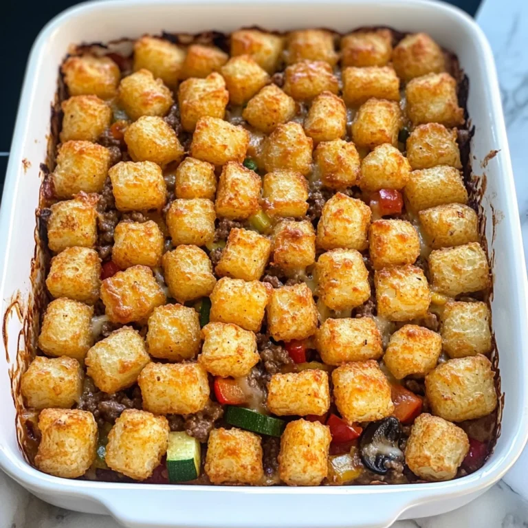 Dairy Free Tater Tot Casserole (Gluten Free)