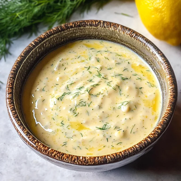 Easy Lemon Dill Sauce