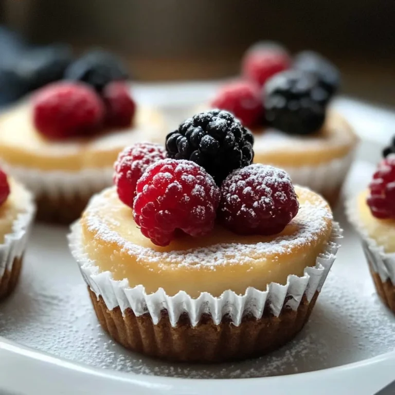 Gluten-Free Mini Cheesecakes