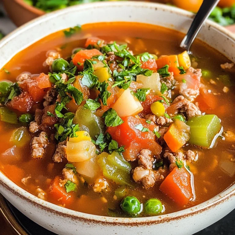 Hamburger Vegetable Soup