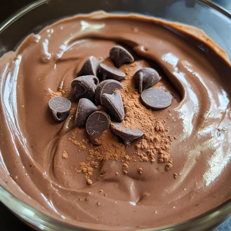 Healthy Chocolate Pudding