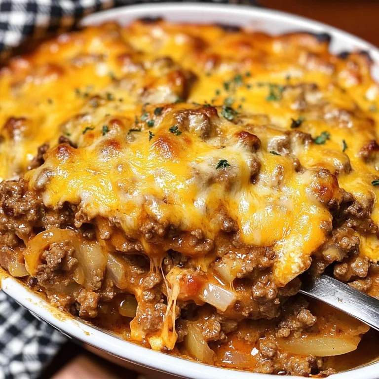 Keto Cheeseburger Casserole