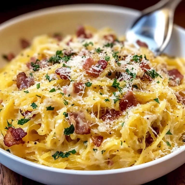 Spaghetti Squash Carbonara