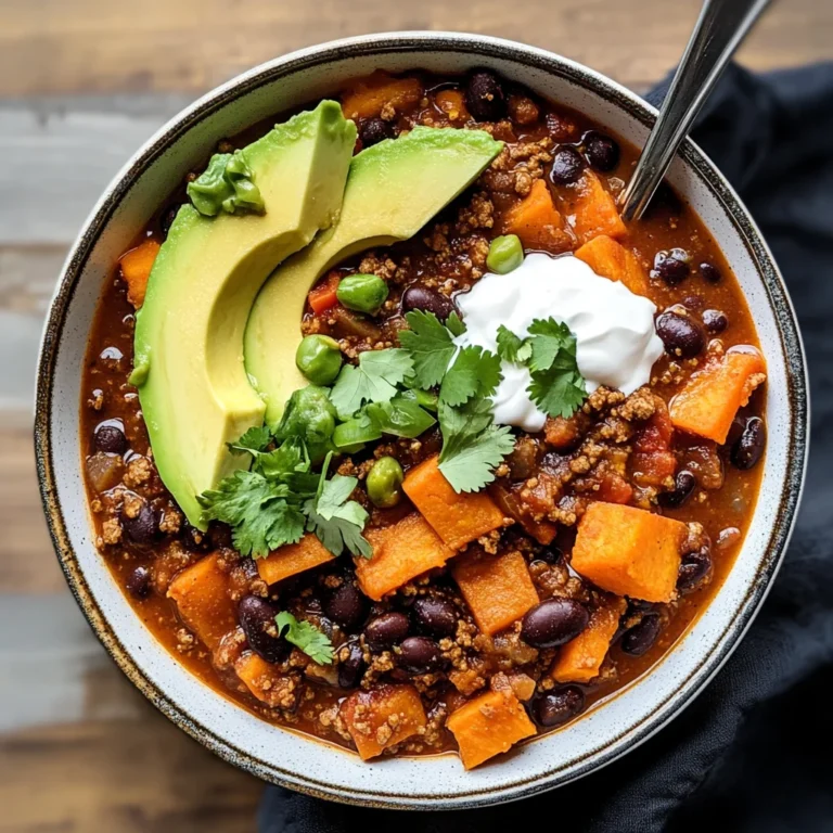 Sweet Potato Black Bean Chili