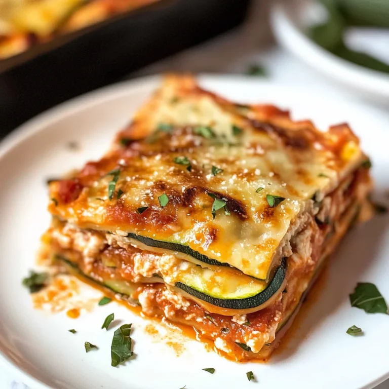 Vegan Zucchini Lasagna
