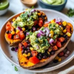 Black Bean Stuffed Sweet Potatoes (Vegan)