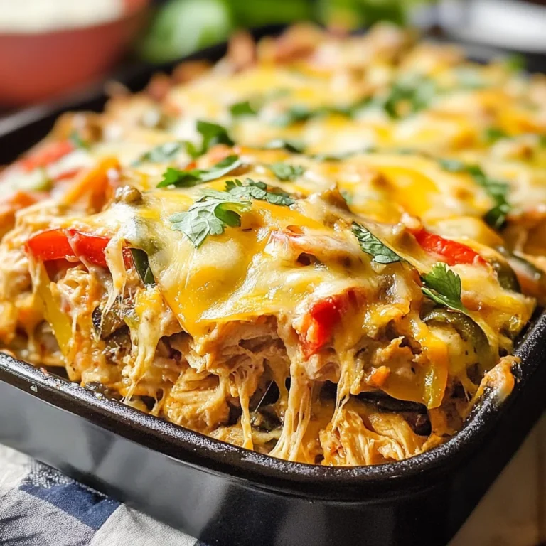 Chicken Fajita Casserole