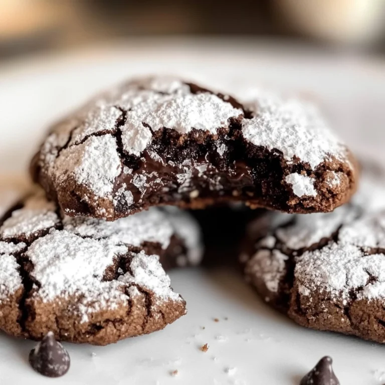 Chocolate Crinkle Cookies