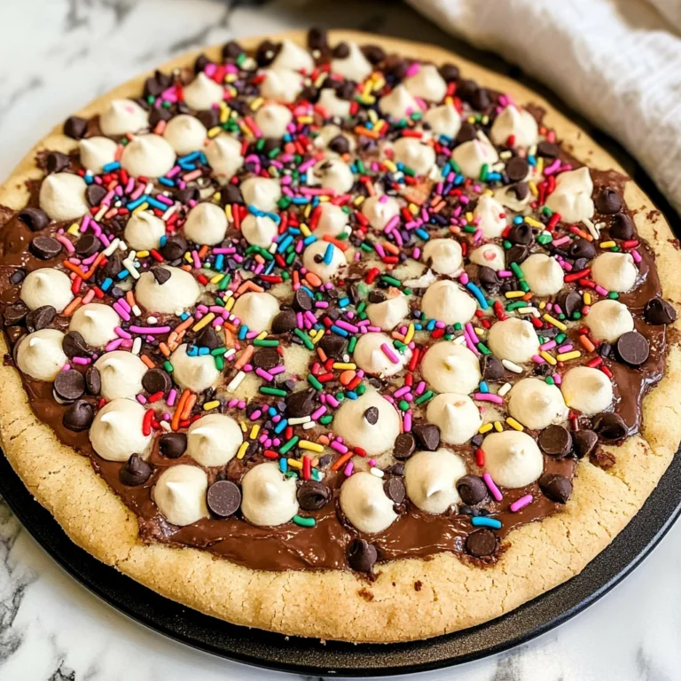 Cookie Pizza (gluten-free, dairy-free option)
