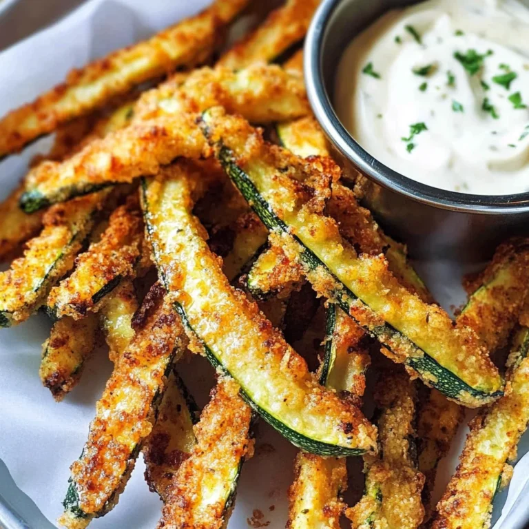 Crispy Baked Keto Zucchini Fries
