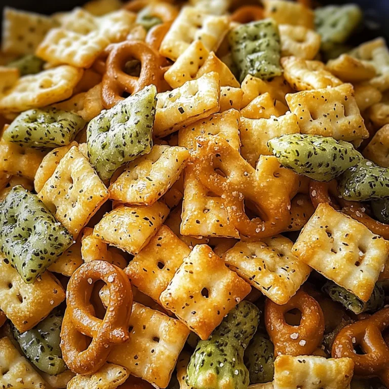 Dill Pickle Chex Mix: A Tangy Snack Sensation