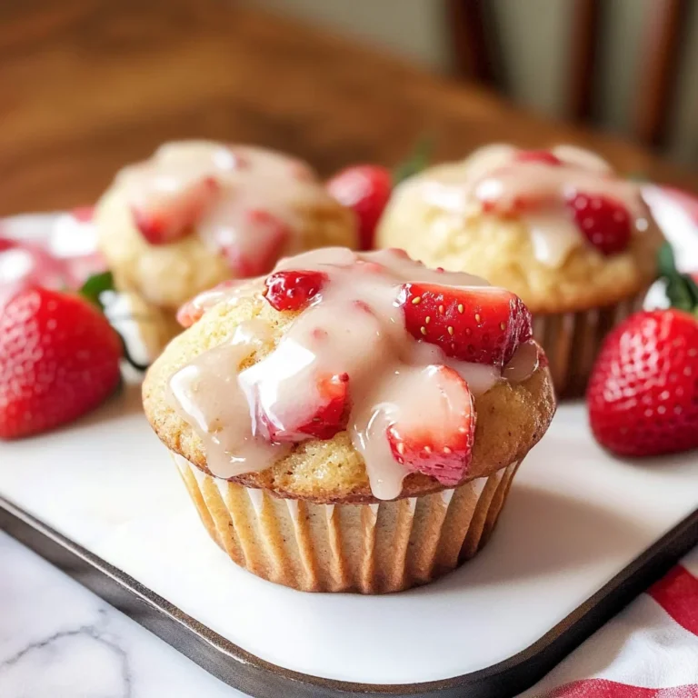 Gluten-free Strawberry Muffins (dairy-free option)