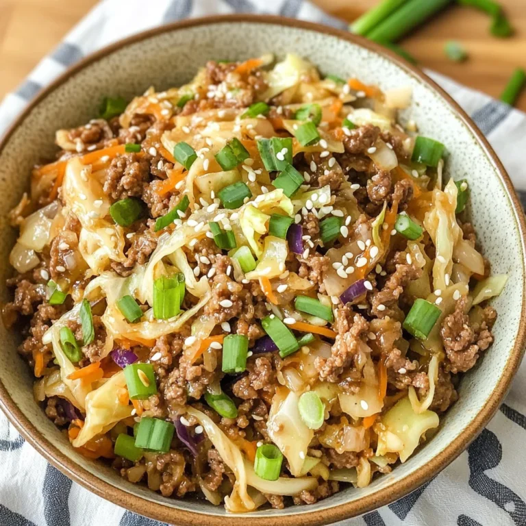 Inside Out Egg Roll in a Bowl