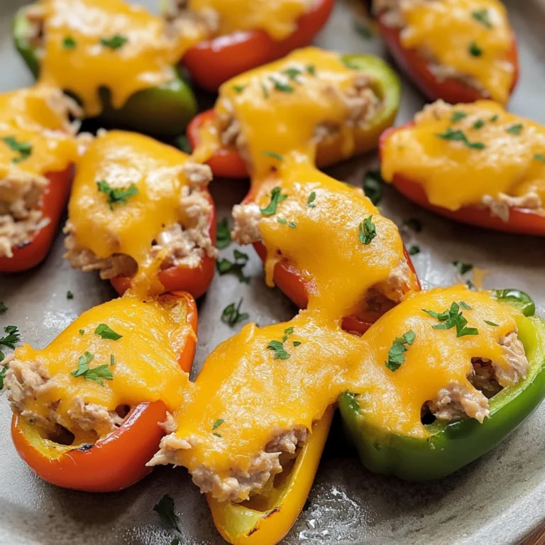 KETO TUNA MELT POPPERS RECIPE