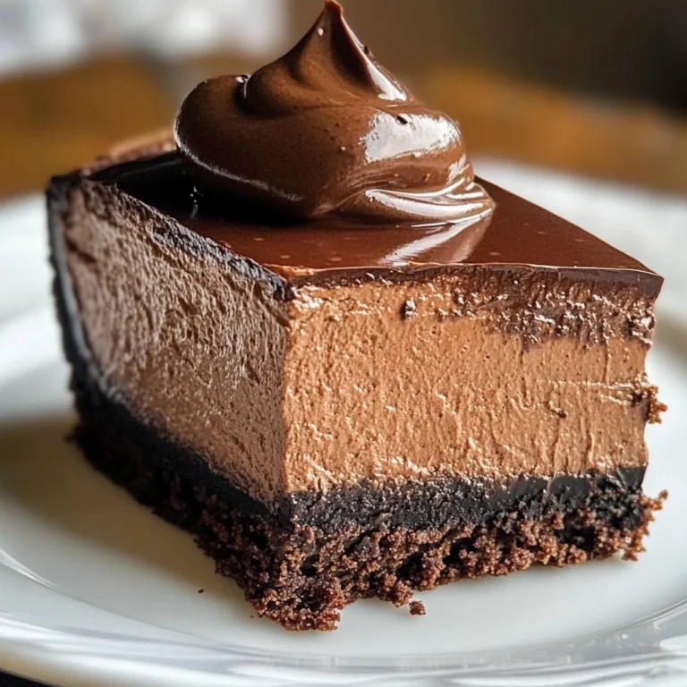 Keto Chocolate Cheesecake