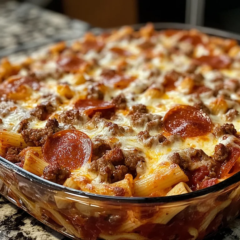 Meat Lovers Pizza Casserole Recipe