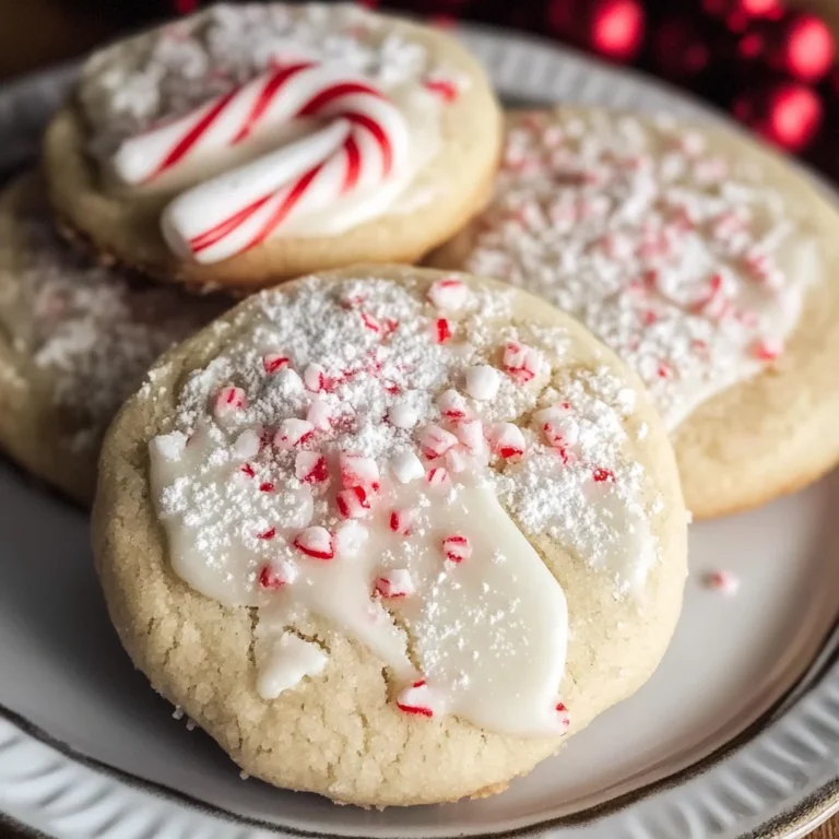 Peppermint Meltaway Cookies (gluten-free, dairy-free option)