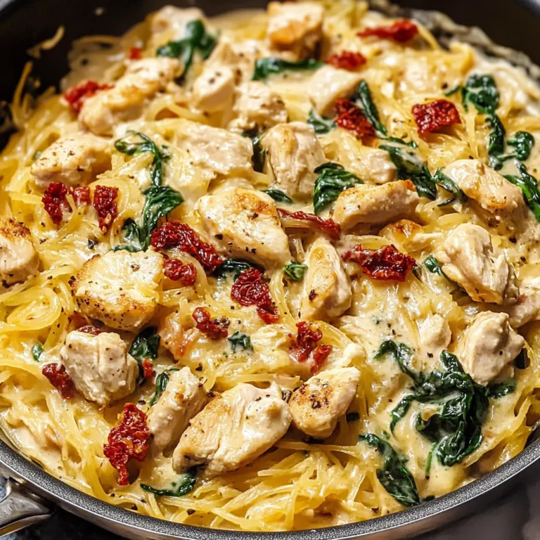 Tuscan Chicken and Spaghetti Squash