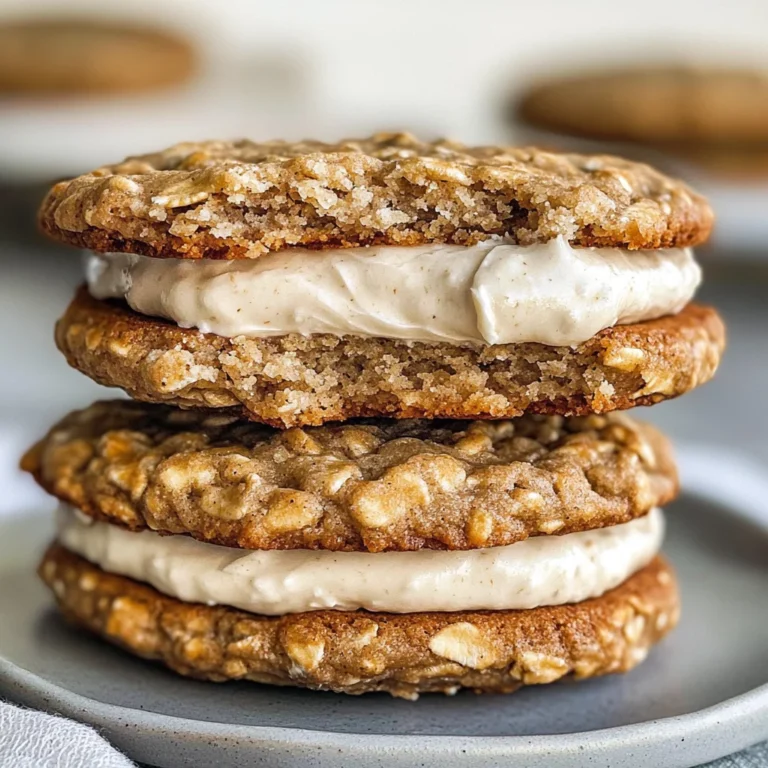 Vegan Oatmeal Cream Pies