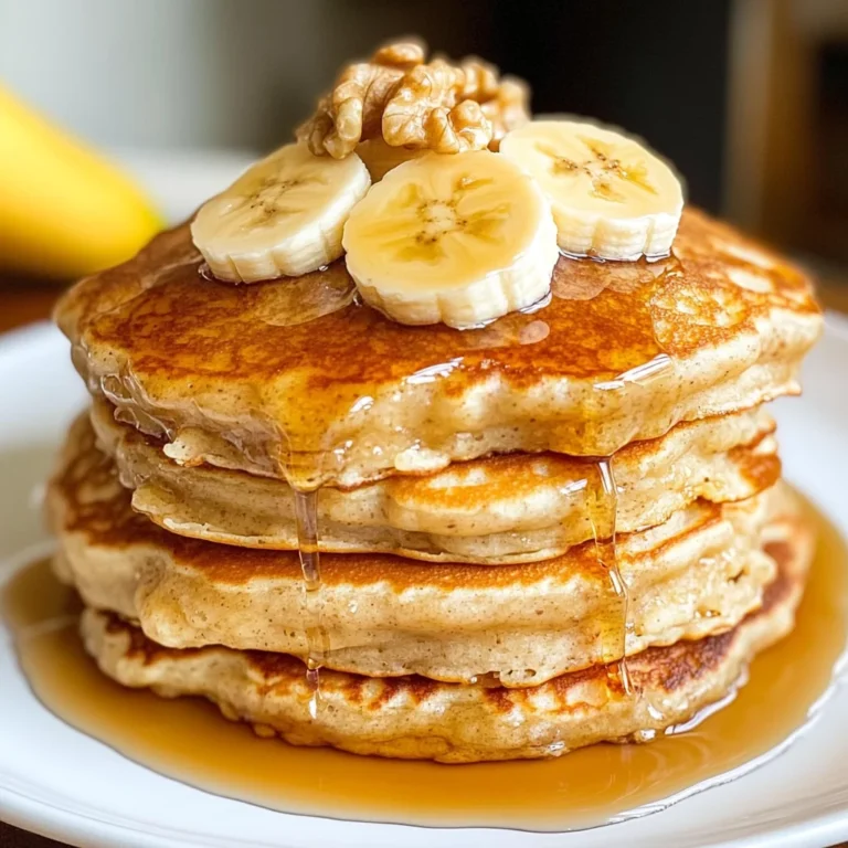 Brown Sugar Banana Pancakes