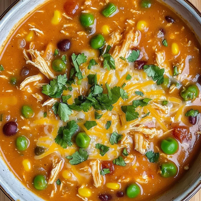 Creamy Chicken Enchilada Soup