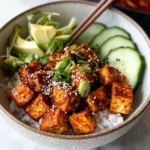 Crispy Gochujang Korean Tofu