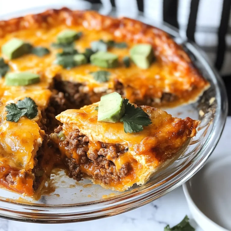 Crustless Taco Pie (Keto Taco Pie + Low Carb, Gluten Free)