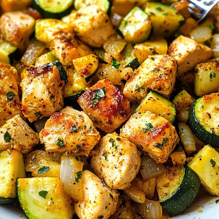 Easy Baked Chicken and Zucchini Recipe