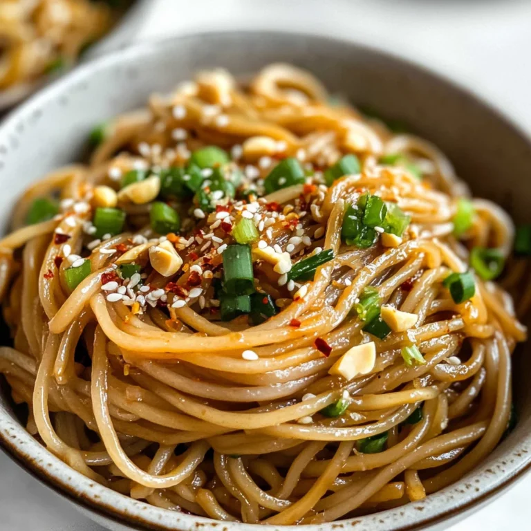 Garlic Sesame Noodles
