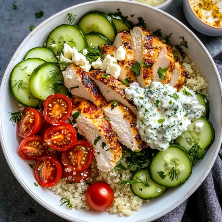 Greek Chicken Bowls