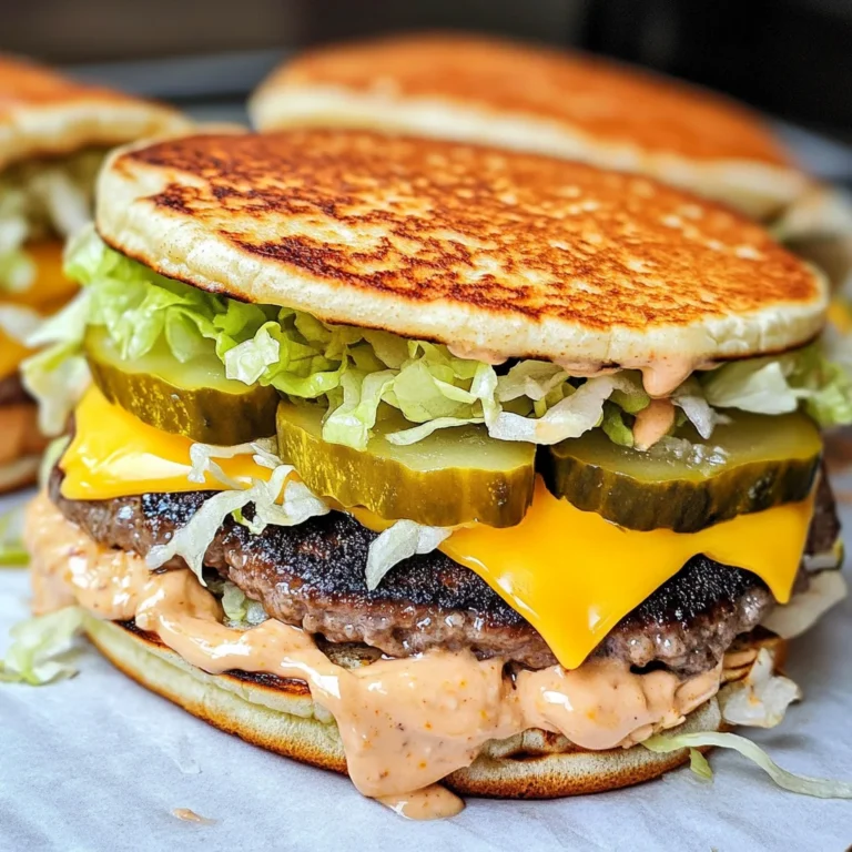 Keto Big Mac Smash Burgers