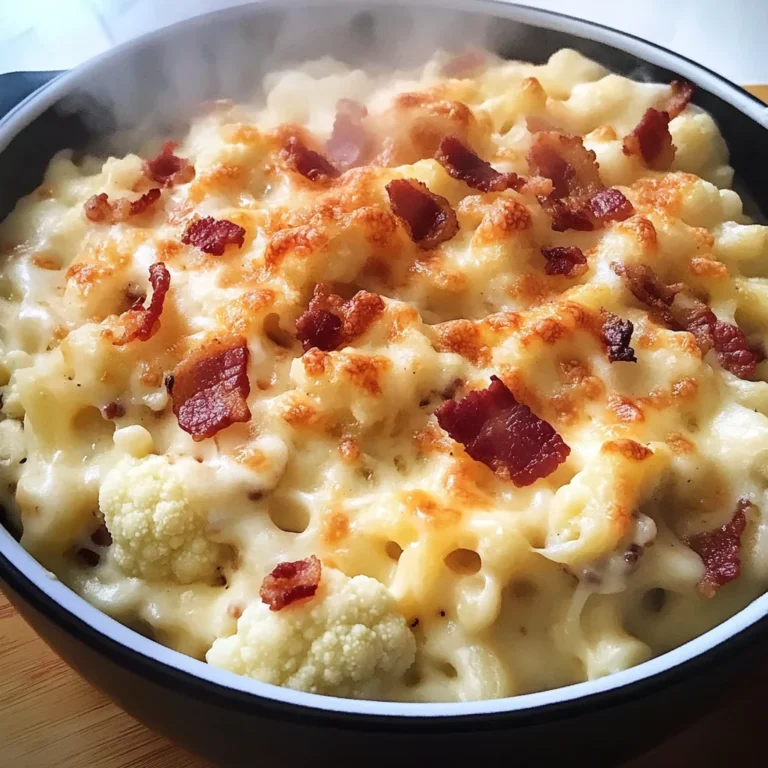 Keto Cauliflower Mac and Cheese