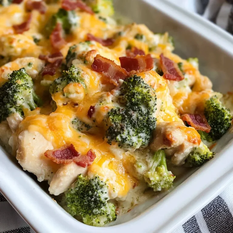 Keto Chicken Bacon Ranch Casserole