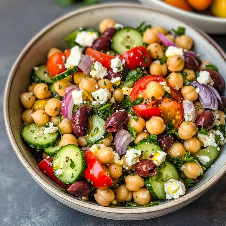 Mediterranean Chickpea Salad