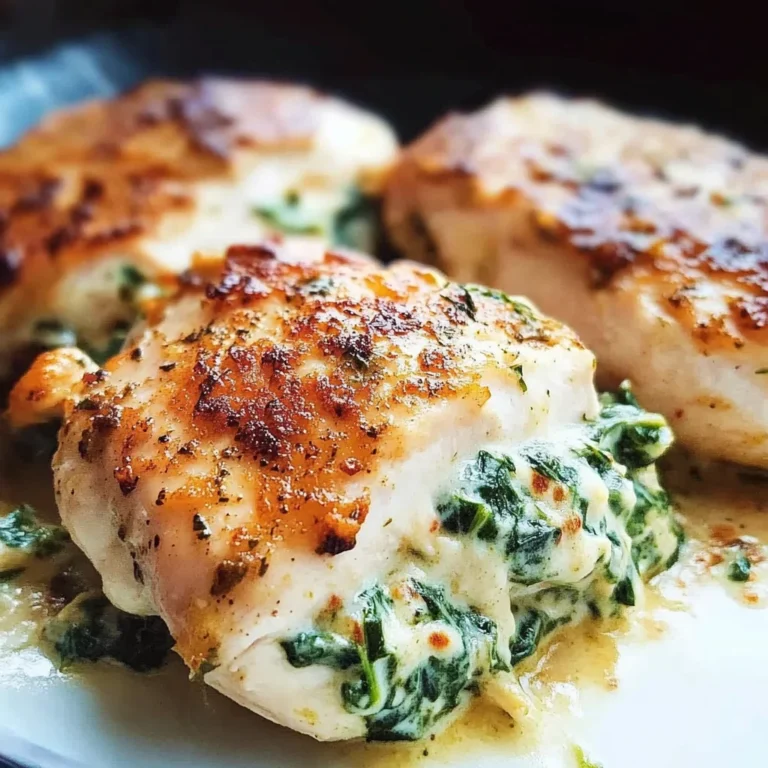 Spinach Stuffed Chicken Breasts
